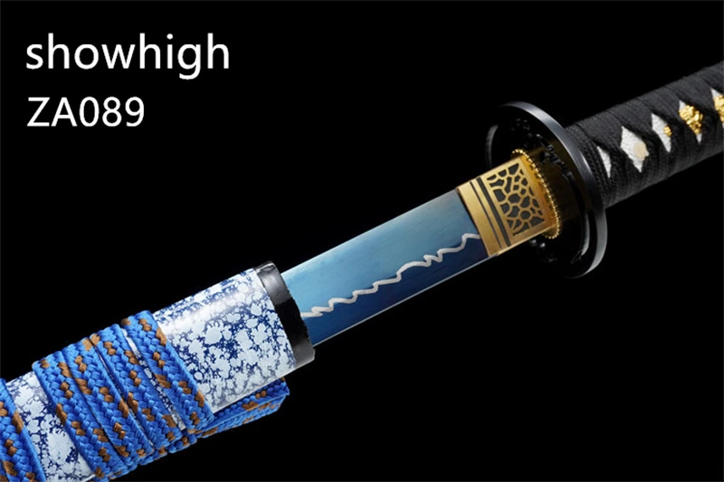 blue katana sword ZA089