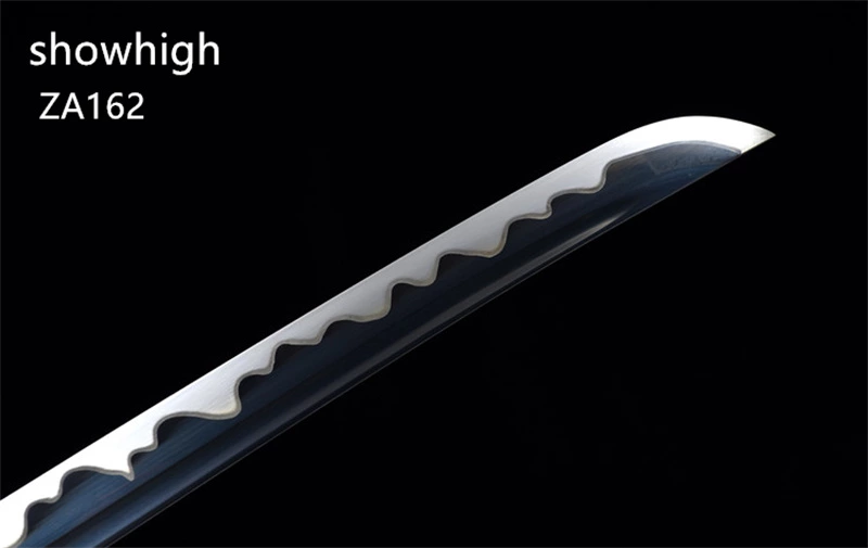 handmade black carbon steel military katana sword ZA162