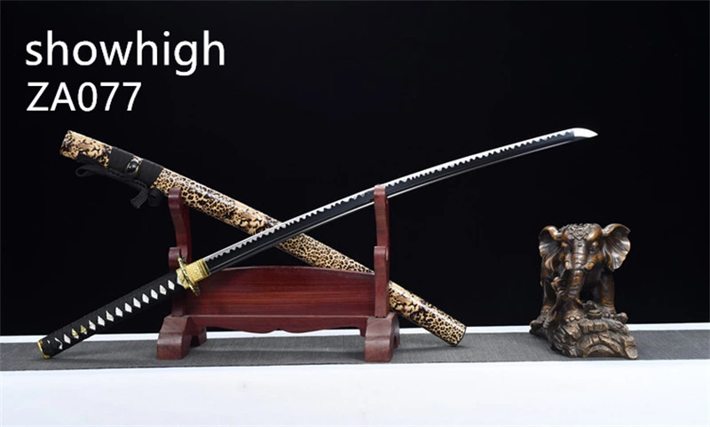 leopard katana sword ZA077
