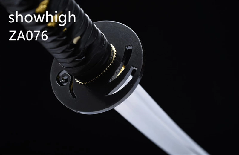 hand forged black katana swords ZA076