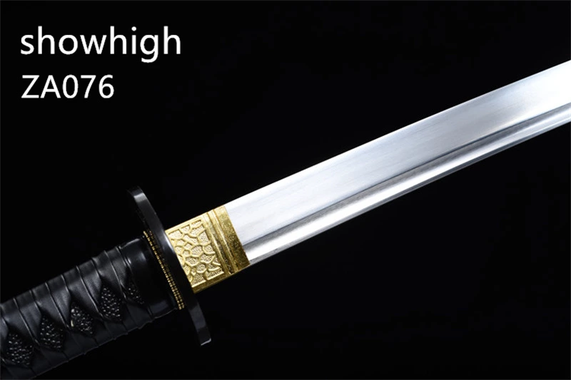 hand forged black katana swords ZA076