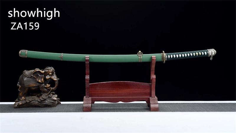 T10 real hamon military katana sword ZA159