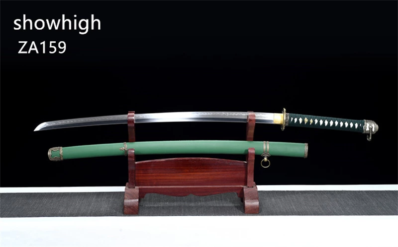 T10 real hamon military katana sword ZA159
