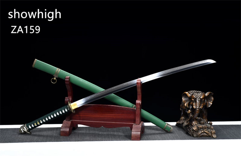 T10 real hamon military katana sword ZA159