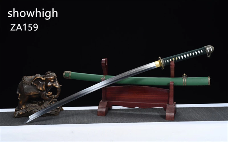 T10 real hamon military katana sword ZA159