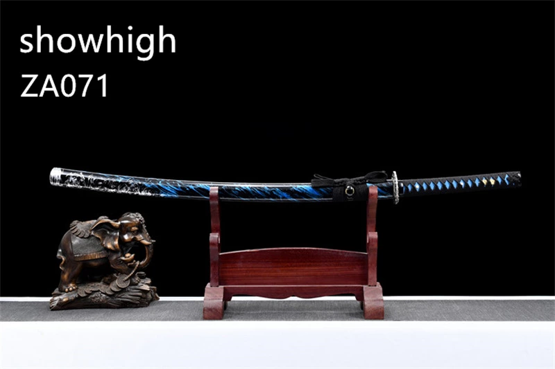 blue katana sword ZA071