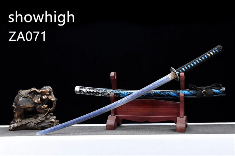 blue katana sword ZA071