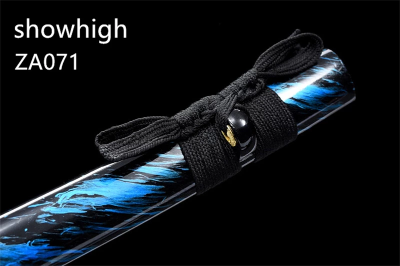 blue katana sword ZA071