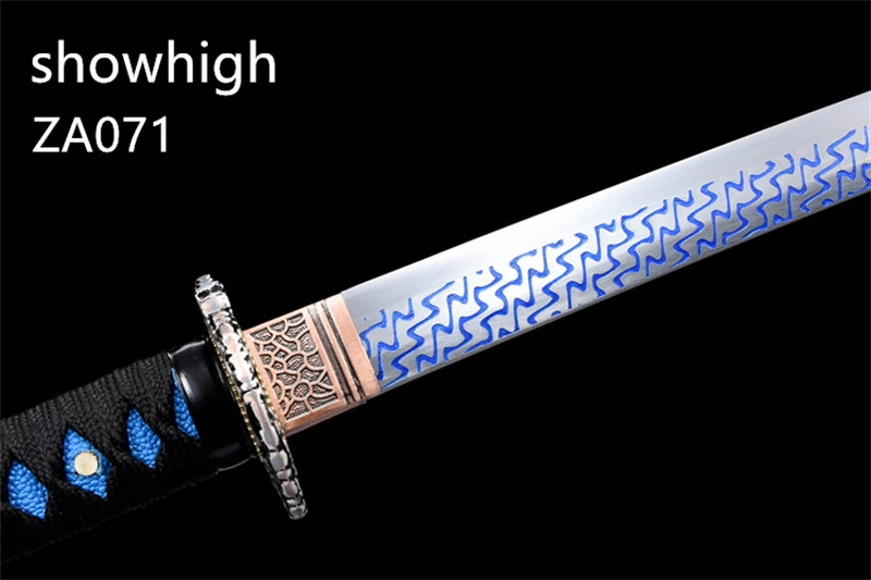 blue katana sword ZA071