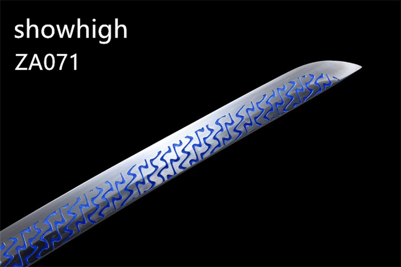 blue katana sword ZA071