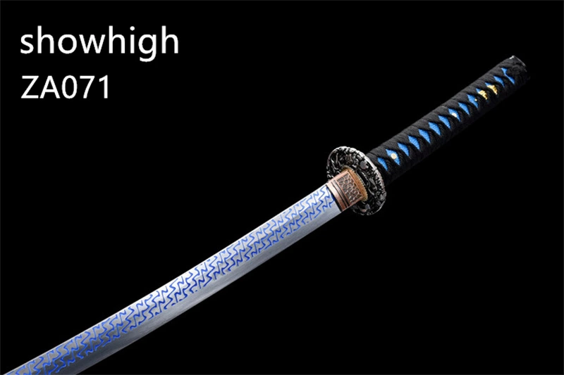 blue katana sword ZA071