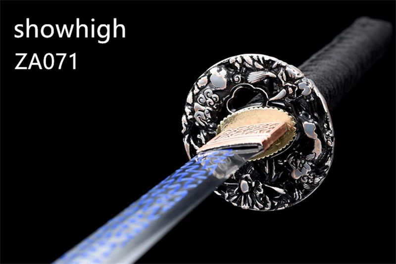 blue katana sword ZA071