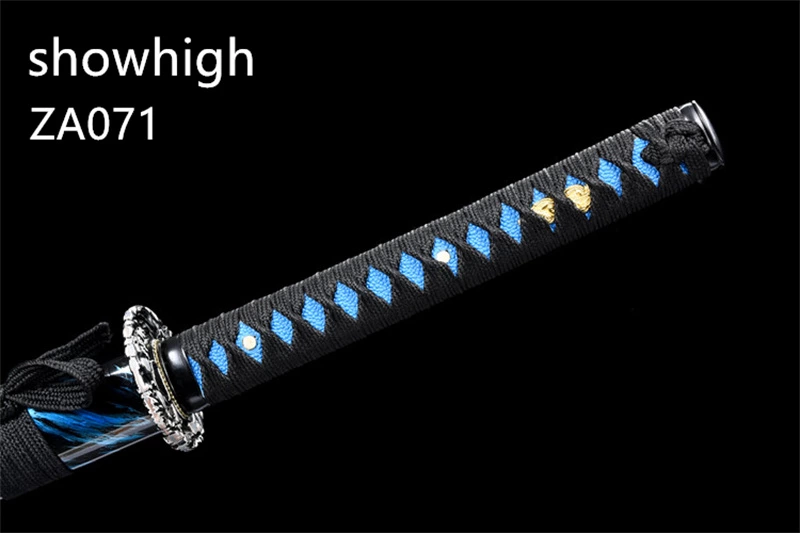 blue katana sword ZA071