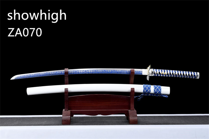 blue katana sword ZA070