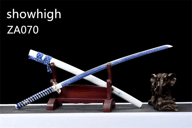 blue katana sword ZA070