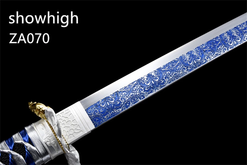 blue katana sword ZA070
