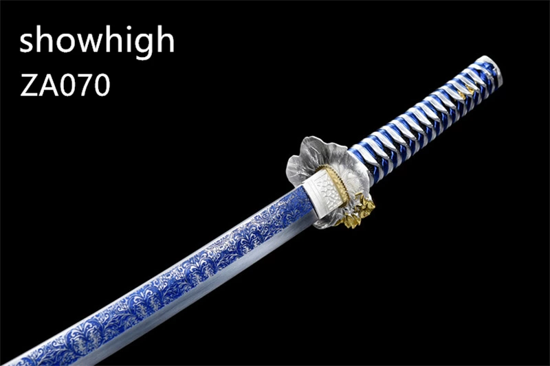 blue katana sword ZA070