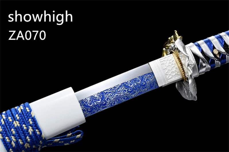 blue katana sword ZA070