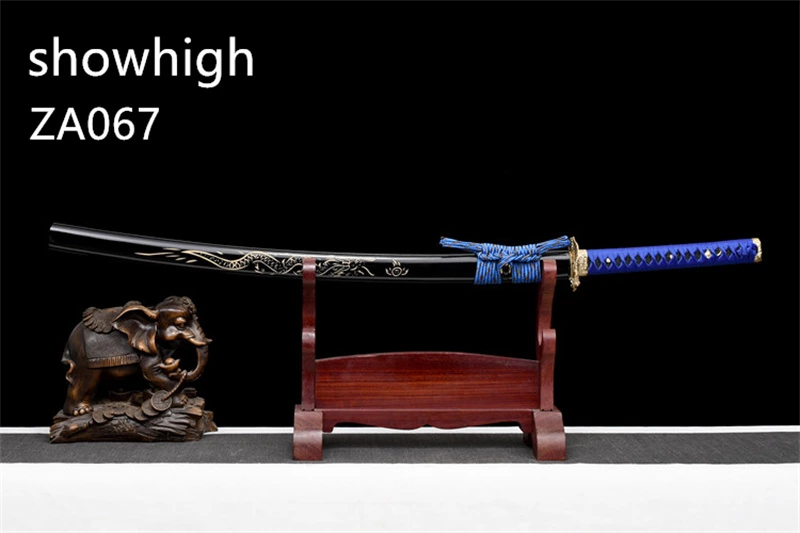 dragon damascus katana sword ZA067