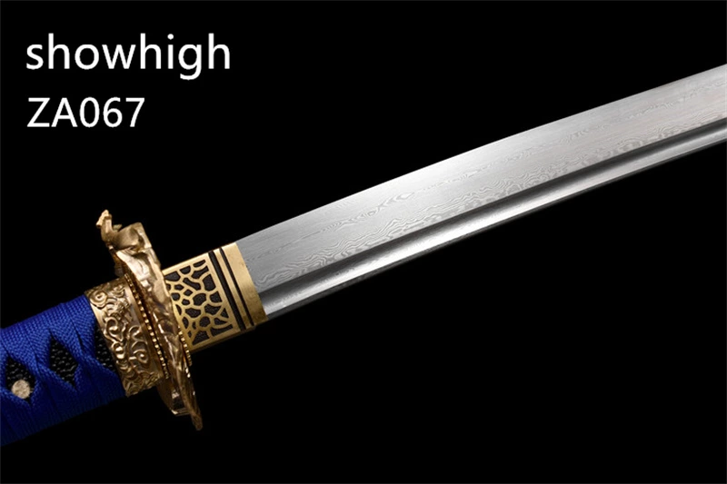 dragon damascus katana sword ZA067