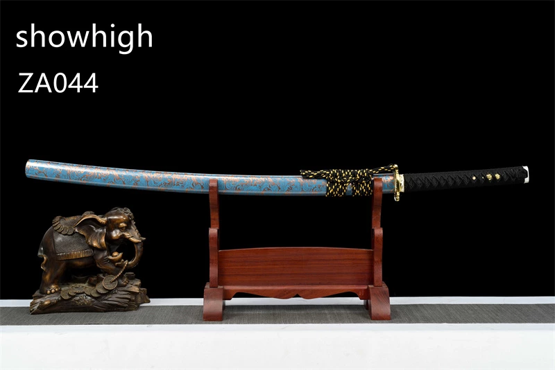 T10 real hamon dragon katana sword ZA044