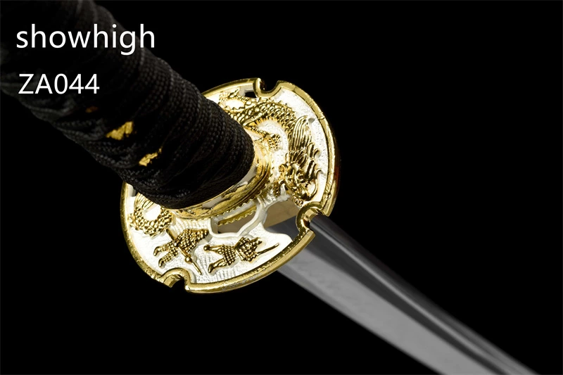 T10 real hamon dragon katana sword ZA044