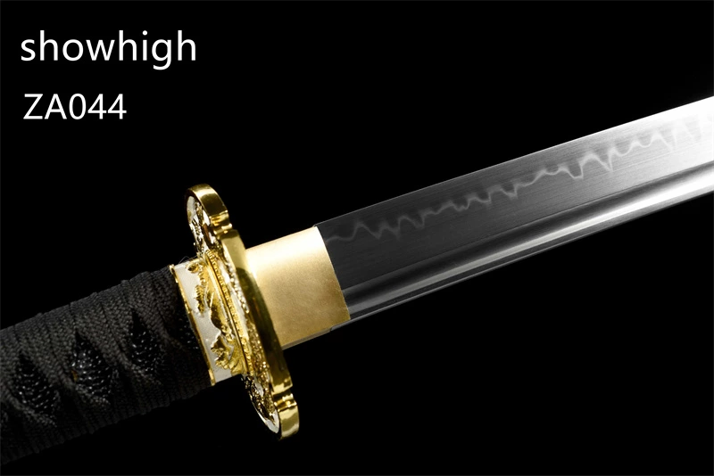 T10 real hamon dragon katana sword ZA044
