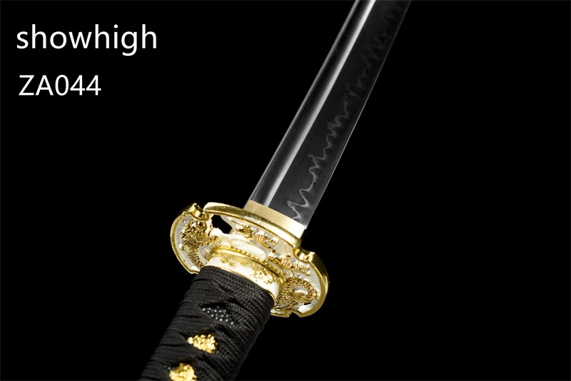 T10 real hamon dragon katana sword ZA044