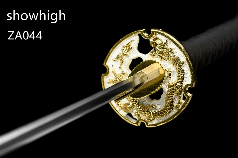 T10 real hamon dragon katana sword ZA044