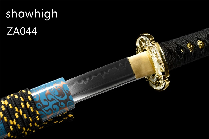 T10 real hamon dragon katana sword ZA044
