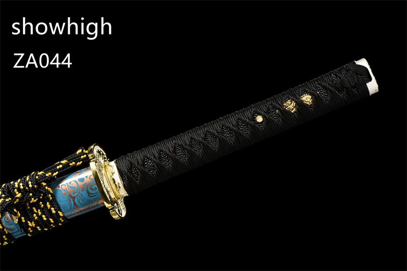 T10 real hamon dragon katana sword ZA044