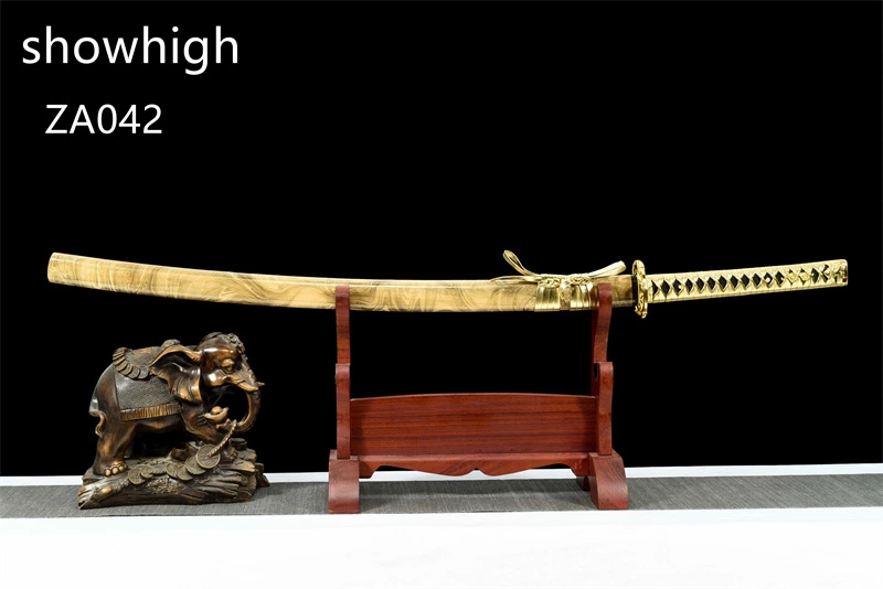 gold snake gld high manganese steel katana sword ZA042