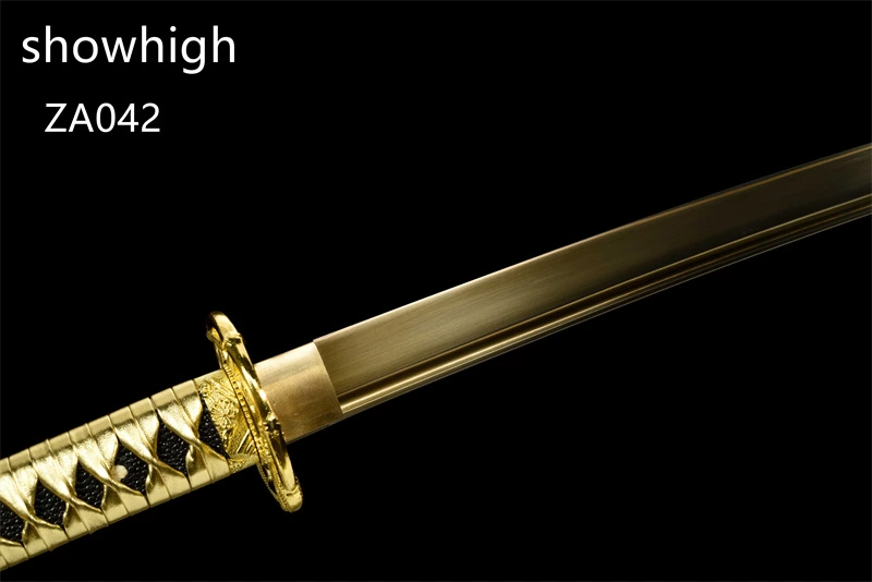 gold snake gld high manganese steel katana sword ZA042