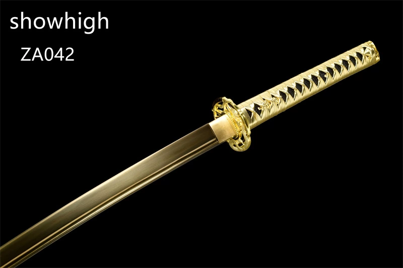 gold snake gld high manganese steel katana sword ZA042