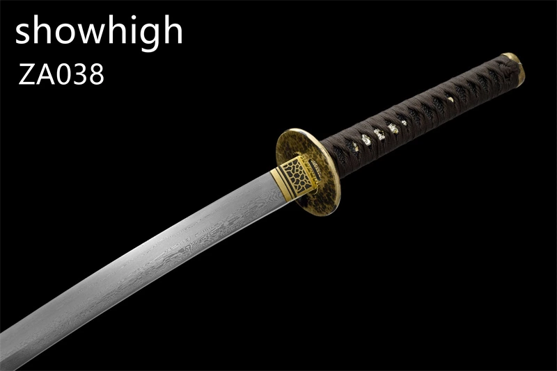 damascus katana sword ZA038