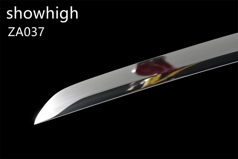 mirror polished high carbon steel lotus katana sword ZA037