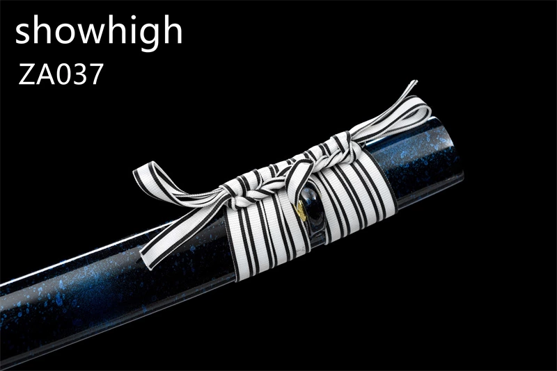 mirror polished high carbon steel lotus katana sword ZA037
