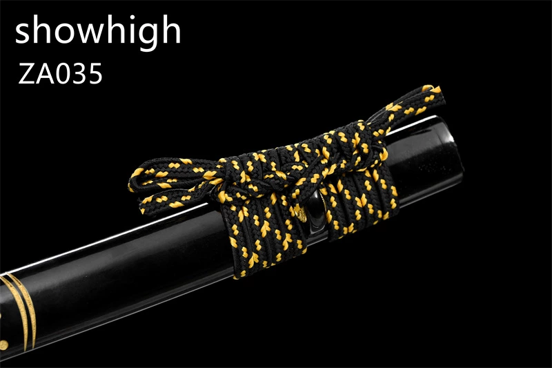 mirror polished high carbon phoenix and dragon katana sword  ZA035