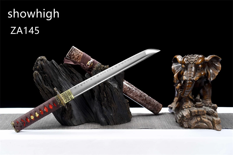 handmade mini katana carbon steel tanto sword ZA145