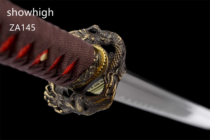 handmade mini katana carbon steel tanto sword ZA145