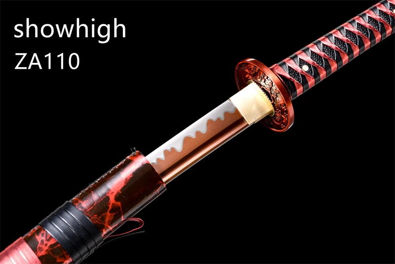 red katana sword ZA110
