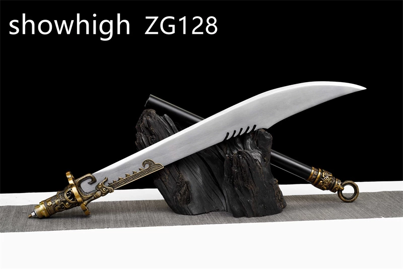 broadsword with  black stainless steel long handle  ZG128