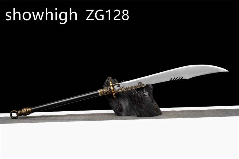 broadsword with  black stainless steel long handle  ZG128