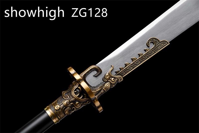 broadsword with  black stainless steel long handle  ZG128