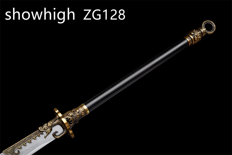 broadsword with  black stainless steel long handle  ZG128