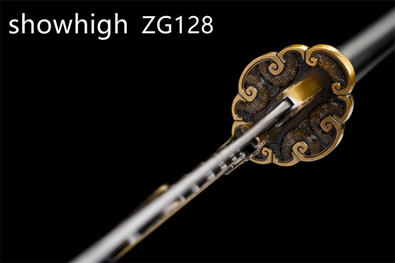 broadsword with  black stainless steel long handle  ZG128