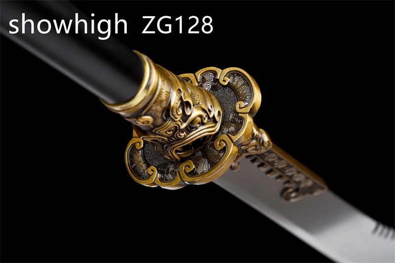broadsword with  black stainless steel long handle  ZG128