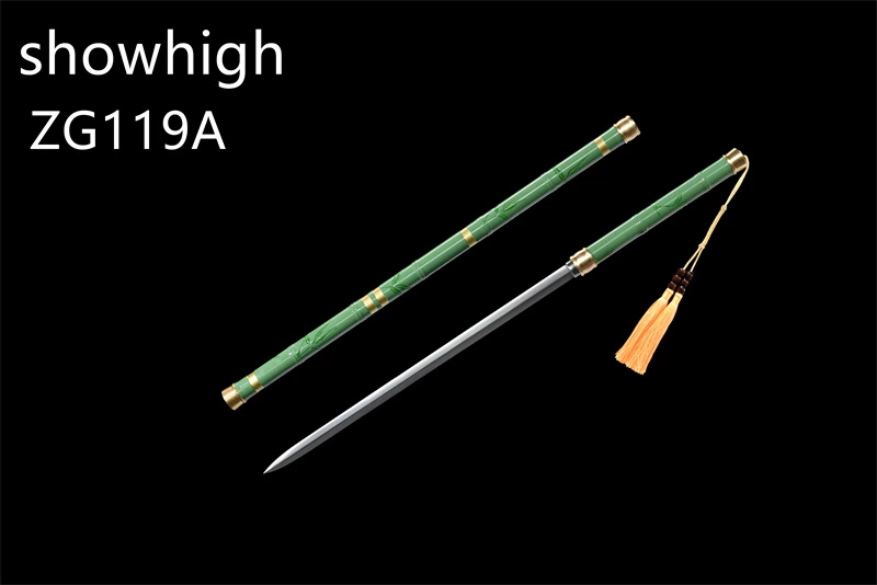 high quality spring steel sword with metal  scabbard ZG119A