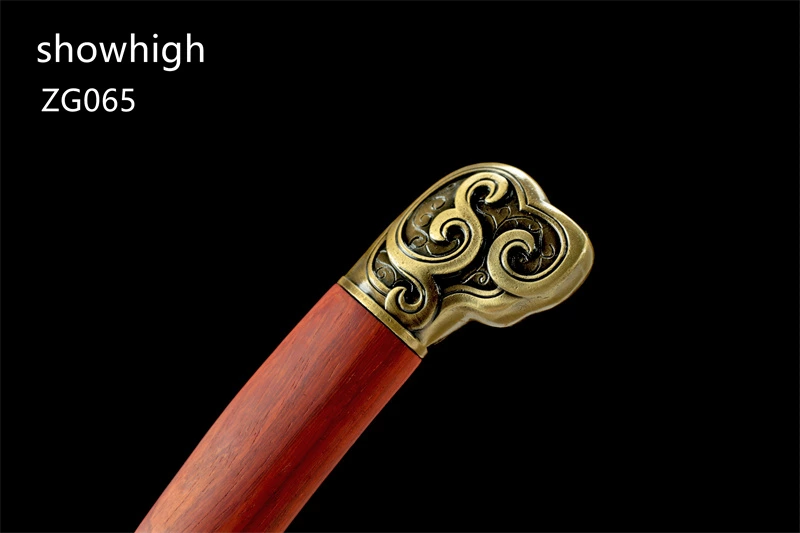handmade red damascus sword ZG065