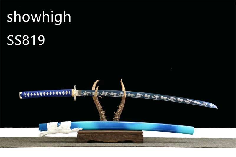 blue katana sword SS819